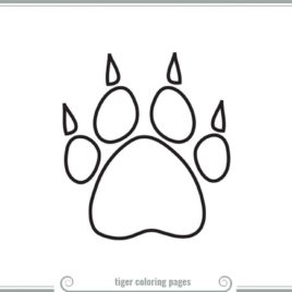 268x268 Bold Design Dog Paw Coloring Page Coloring Pages Boy Scouts Kids