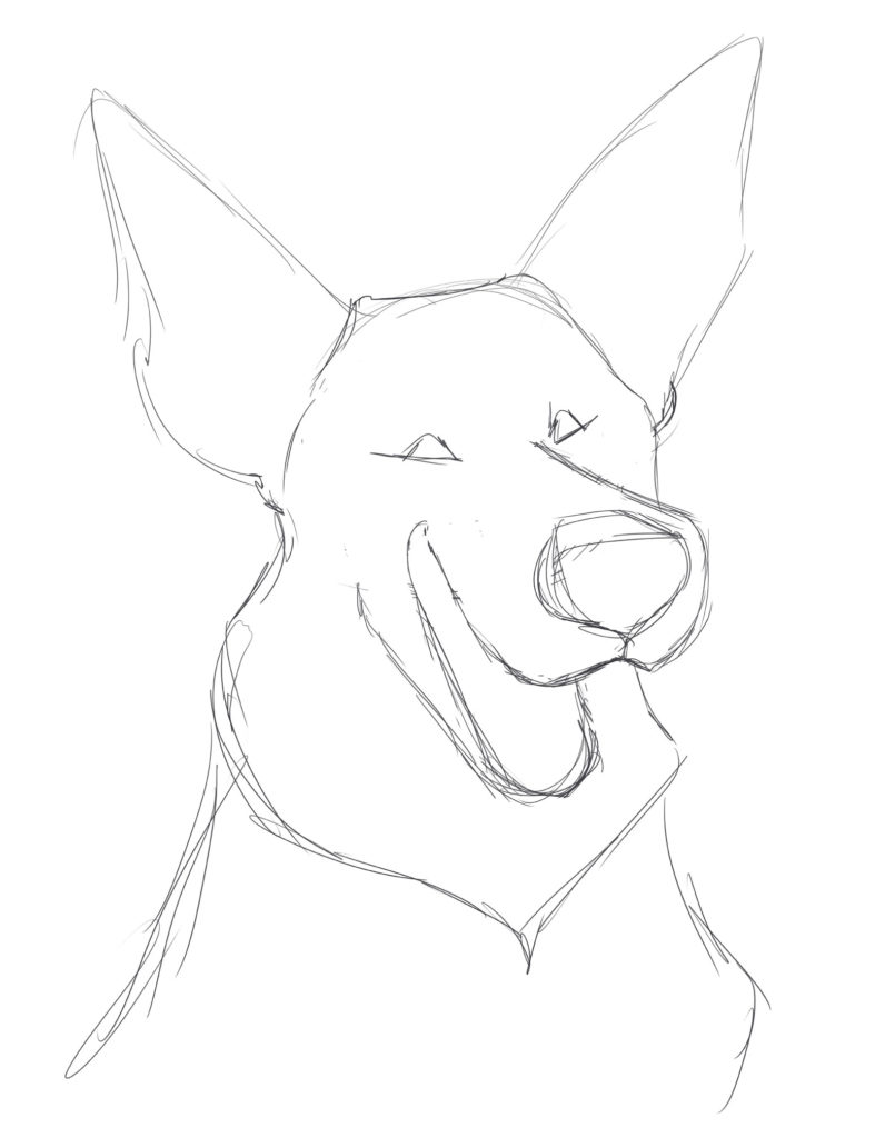 805x1024 Learn How To Draw A Dog With A Free Tutorial!