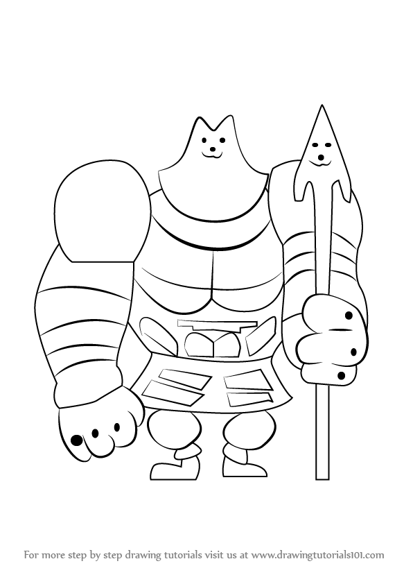 596x842 Learn How To Draw Greater Dog From Undertale (Undertale) Step By