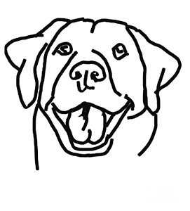 271x300 Dog Love Drawings