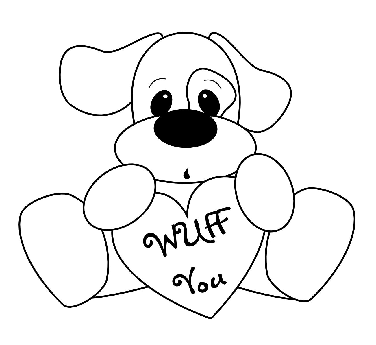 1301x1193 Free Sitting Dog Digi Stamp