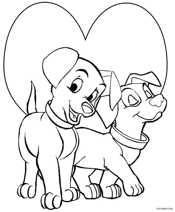 679x820 Coloring Pages Of Puppys Puppies Love Coloring Pages Free Coloring