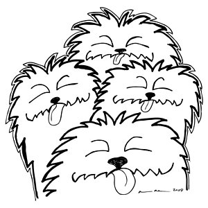 300x300 Dog Nose Drawings Fine Art America