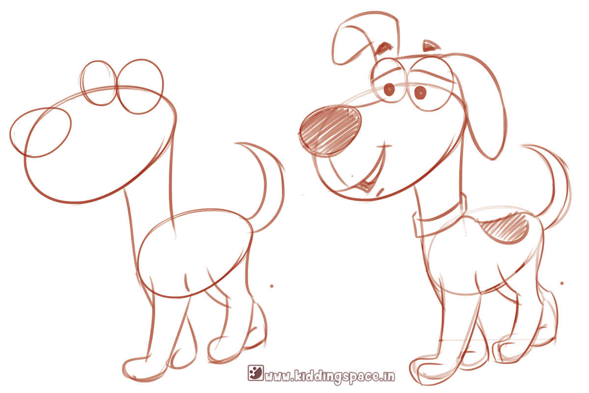 1200x800 How To Draw A Dog Kidding Space