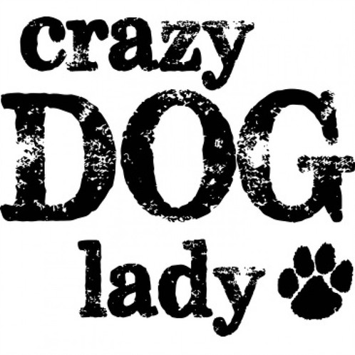 498x498 Crazy Dog Lady With Paw Print Tee Shirt Dog Rescue Pa