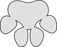 200x167 Shape Animal Pet Dogs Paw Print