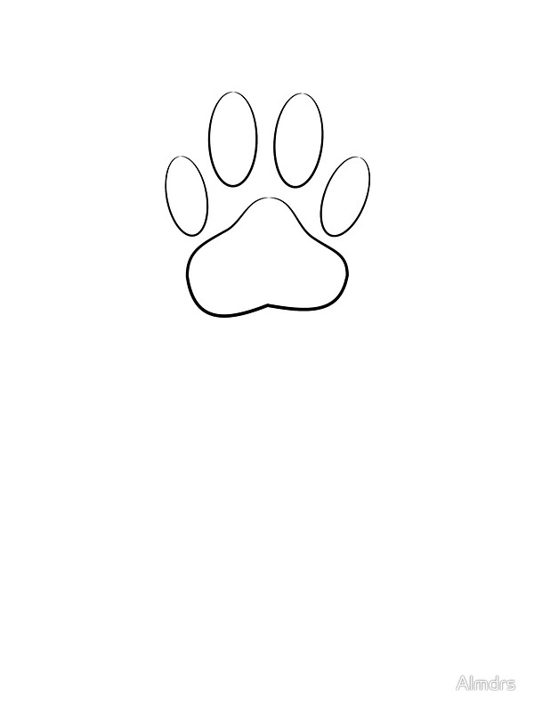 Dog Paw Prints Drawing at GetDrawings | Free download