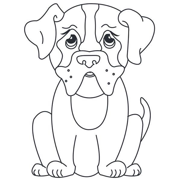 600x600 Best Photos Of Simple Boxer Dog Template