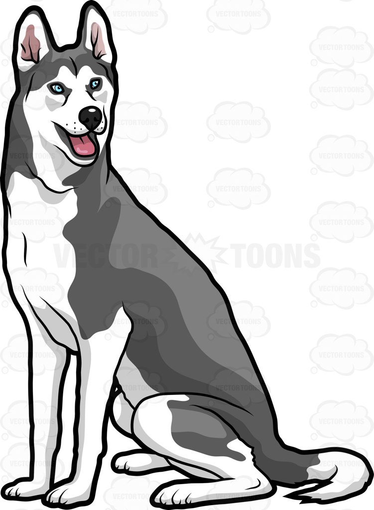 751x1024 A Tall And Lean Dog Looking At Something Vector Clipart And Dog