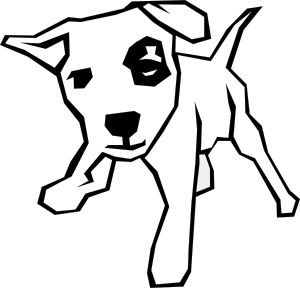 300x288 Dog Simple Drawing Clip Art