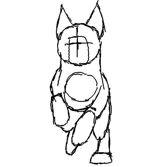 567x564 Dog Running Rough Animation By Lifefantasyx How To Draw