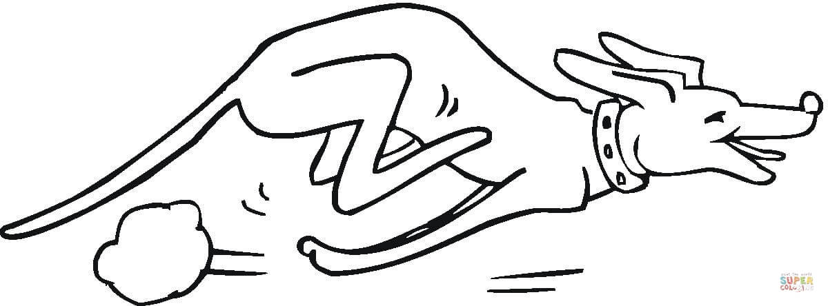 1200x444 Running Dog Coloring Page Free Printable Coloring Pages