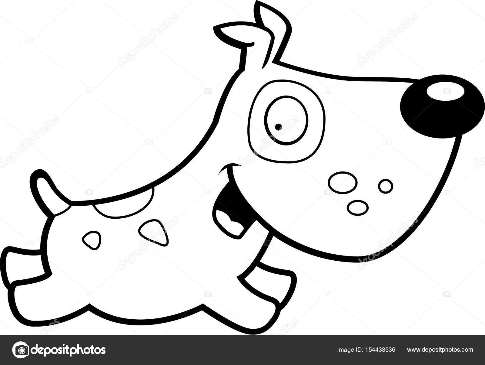 1600x1207 Cartoon Dog Running Stock Vector Cthoman