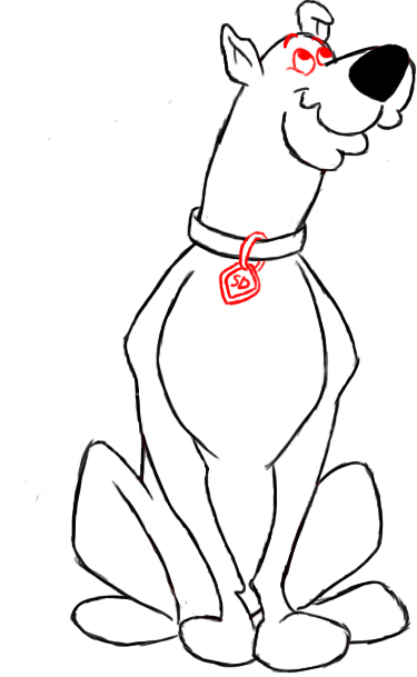 375x609 How To Draw Scooby Doo
