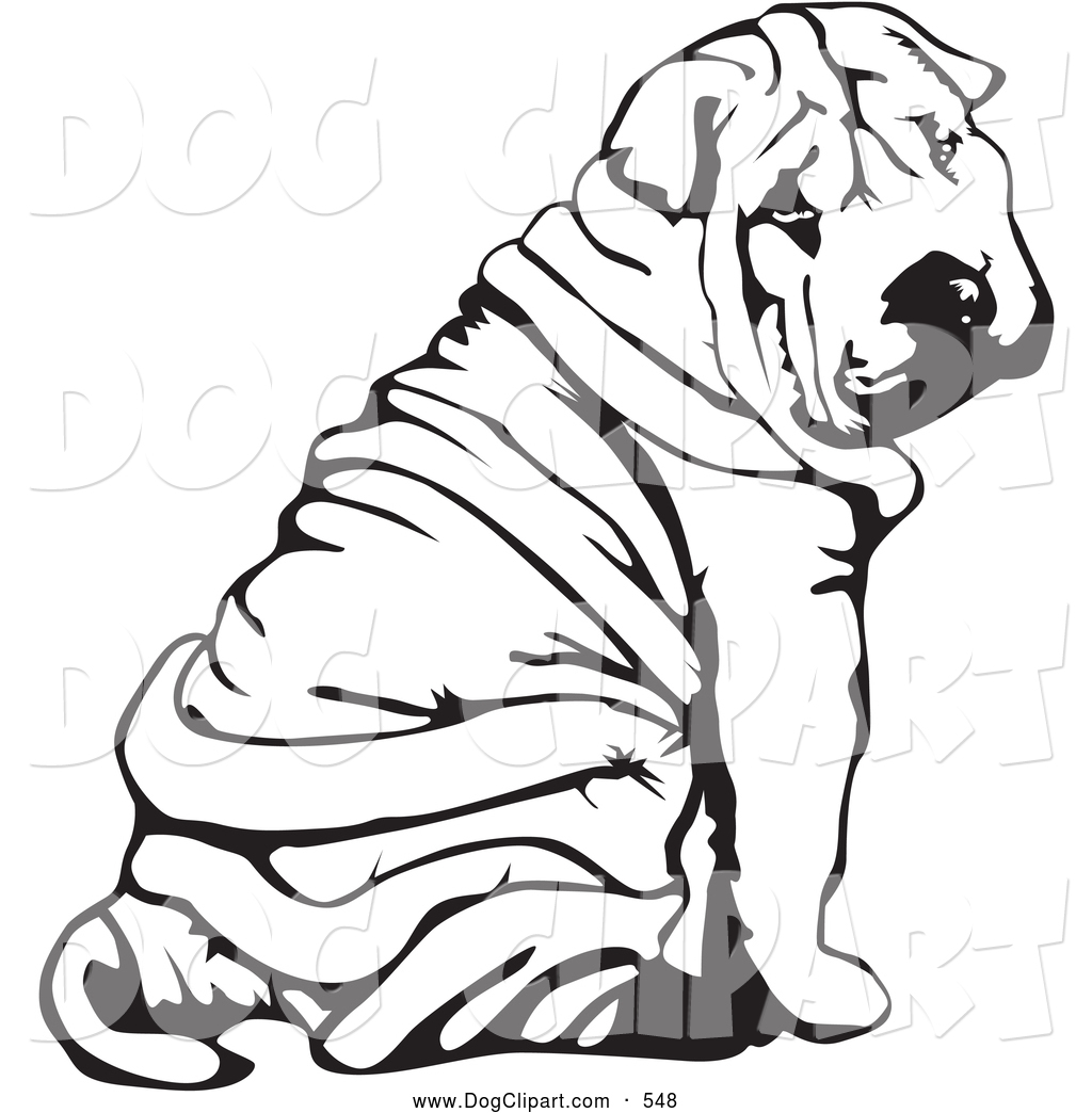 1024x1044 Dog Sitting Clipart Coloring Collection
