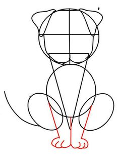 236x308 Draw A Sitting Dog Step 6 Artdrawing Dog Steps