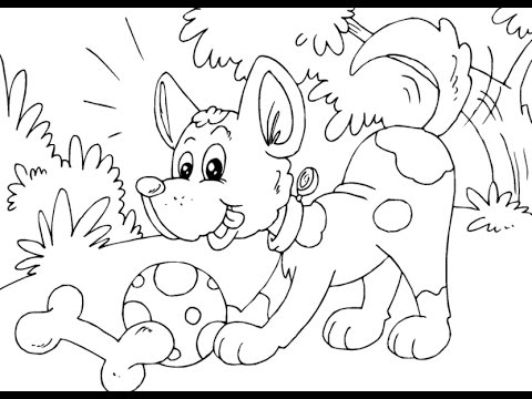 480x360 How To Draw A Cartoon Dog