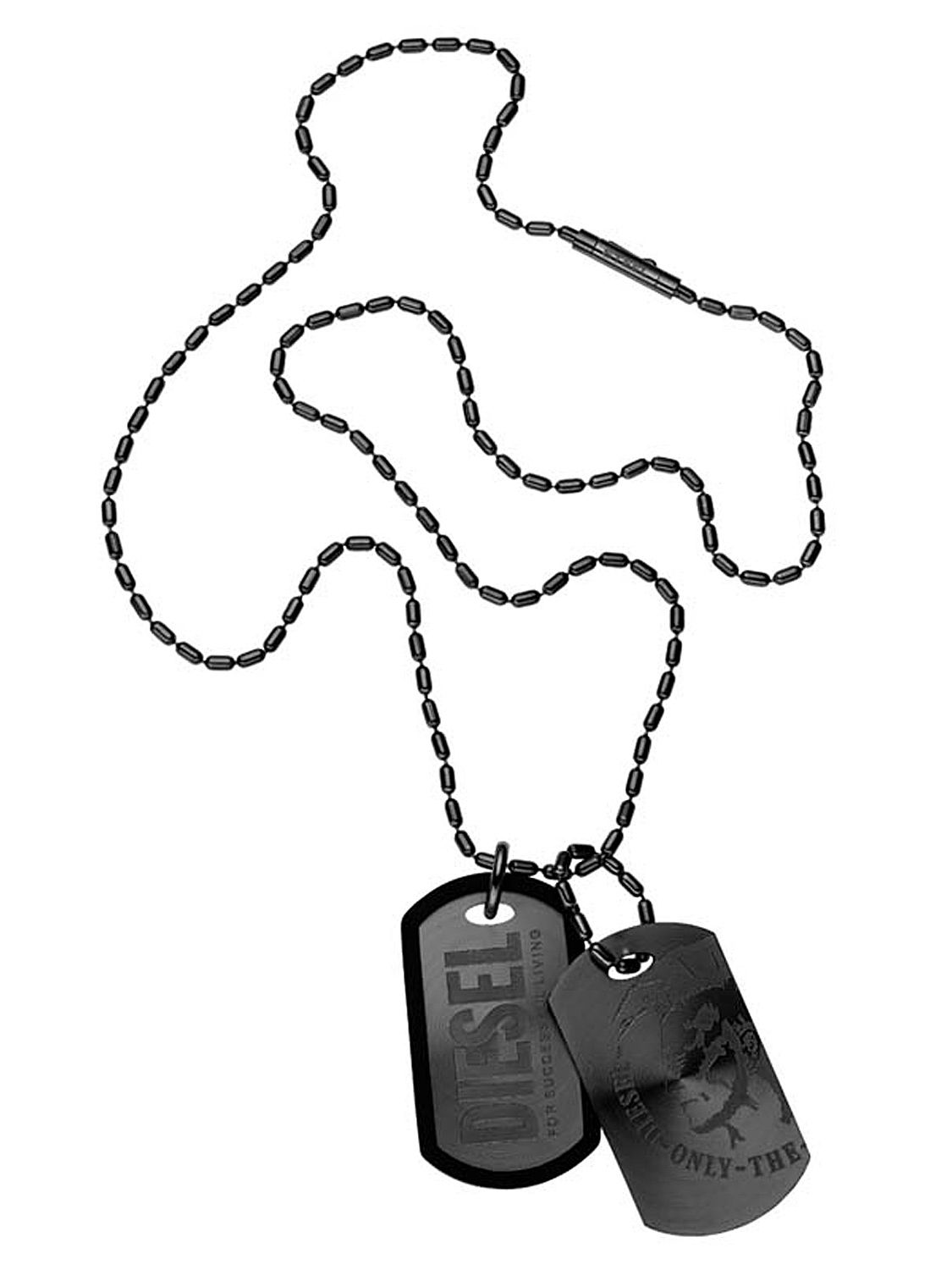 1125x1500 Diesel Dog Tag Mens Necklace Dx0014040 Uhrcenter