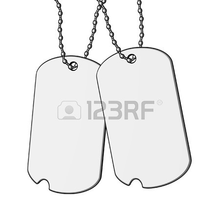 450x450 Cartoon Image Of Dog Tag Stock Photo, Picture And Royalty Free
