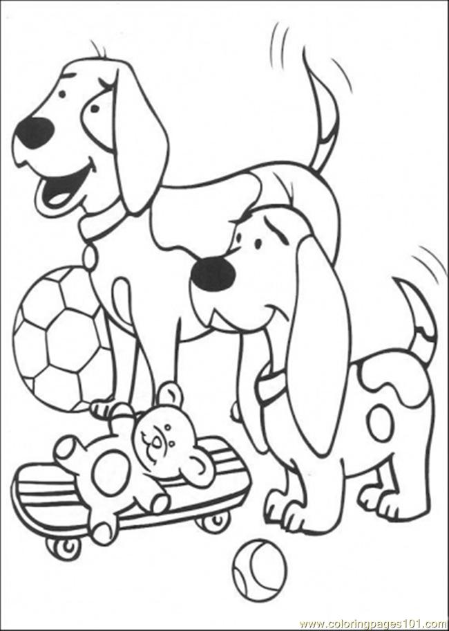 650x912 Playing With Friend And Toys Coloring Page