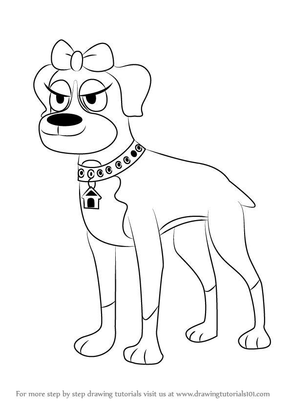 596x842 Drawn Puppy