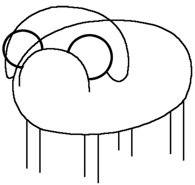 400x379 How To Draw Jake The Dog From Adventure Time On Cartoon Network