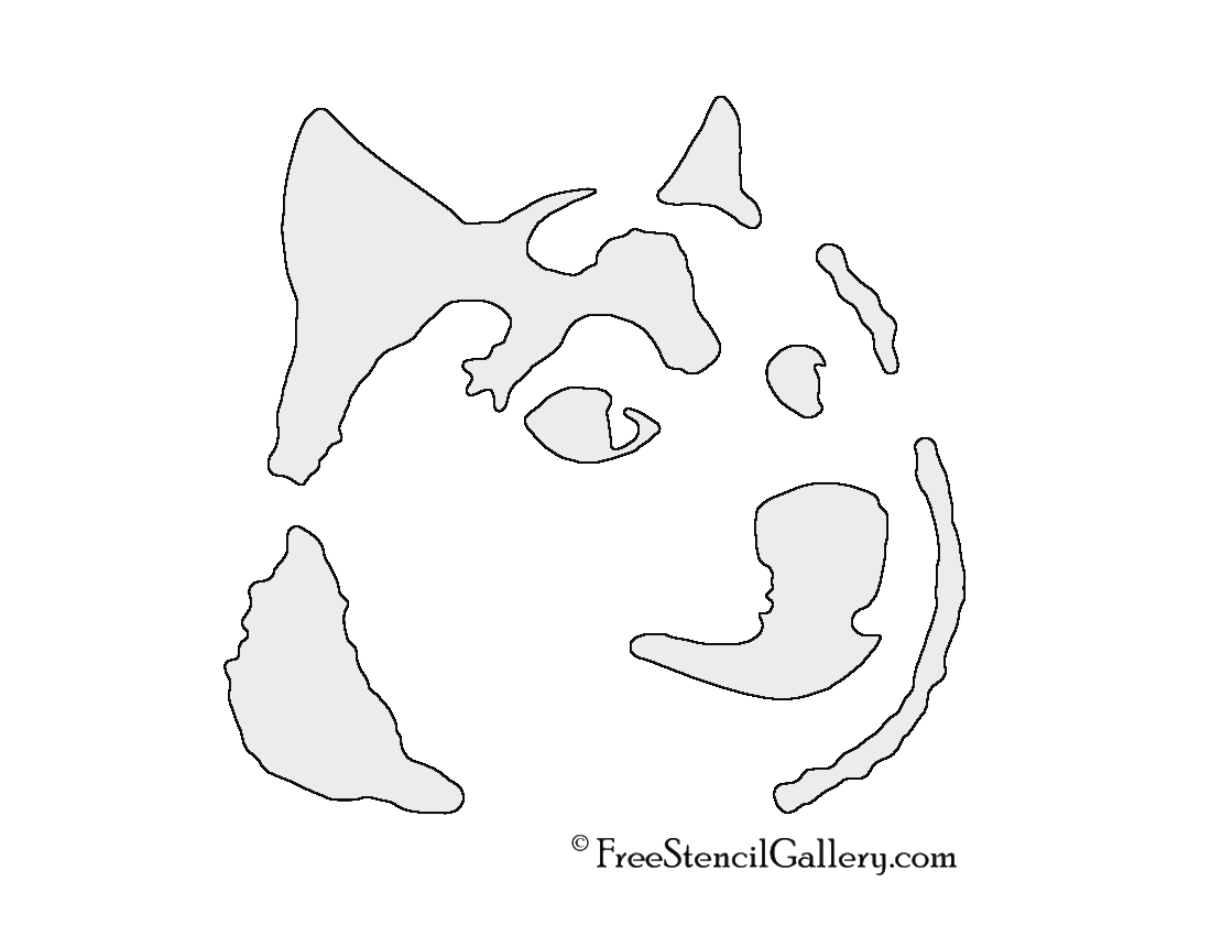 1100x850 Doge Stencil Free Stencil Gallery