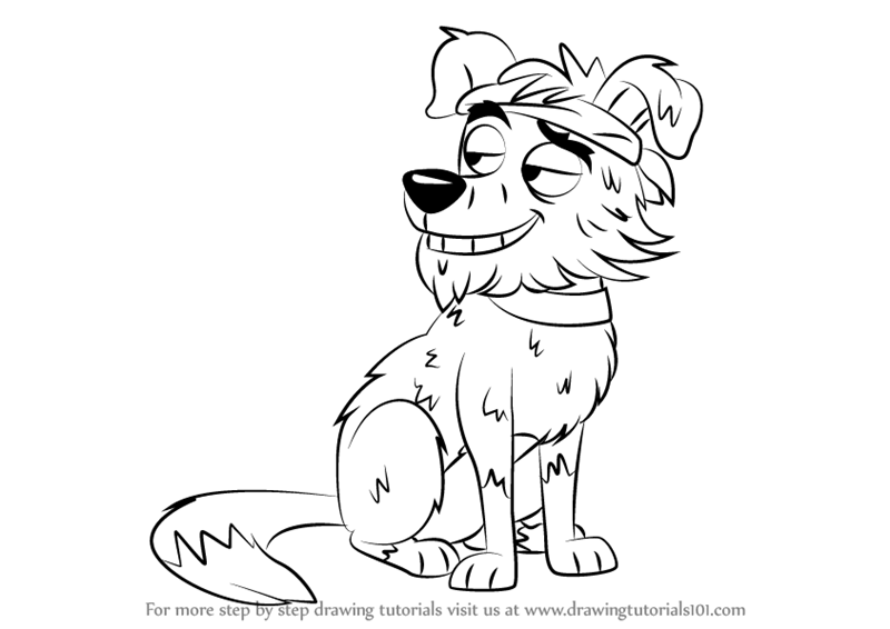800x566 Learn How To Draw Doggy Lama From Pound Puppies (Pound Puppies