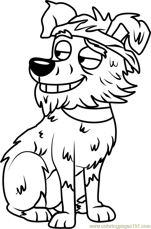 529x800 Pound Puppies Doggy Lama Coloring Page