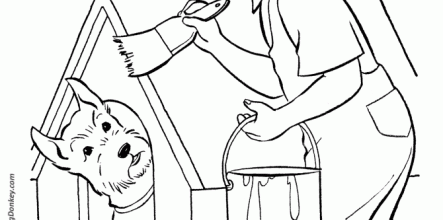 443x220 Painting Sheet For Kids 18800