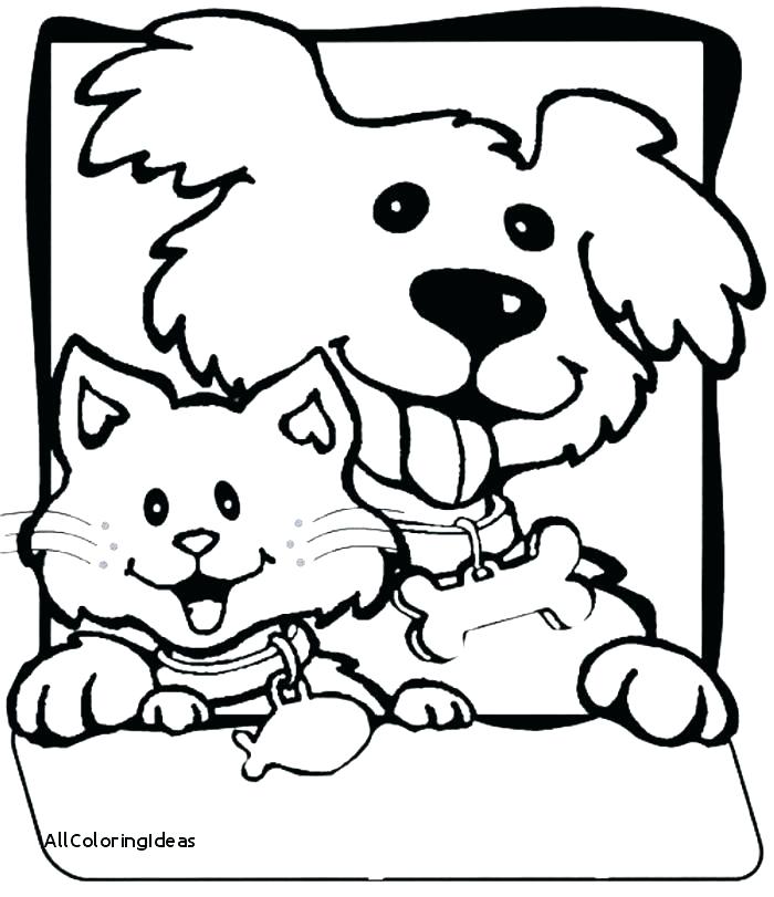 700x811 Coloring Pages Of Dogs And Cats
