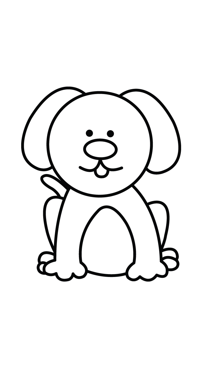 720x1280 How To Draw A Dog, Easy Step By Step Drawing Tutorial