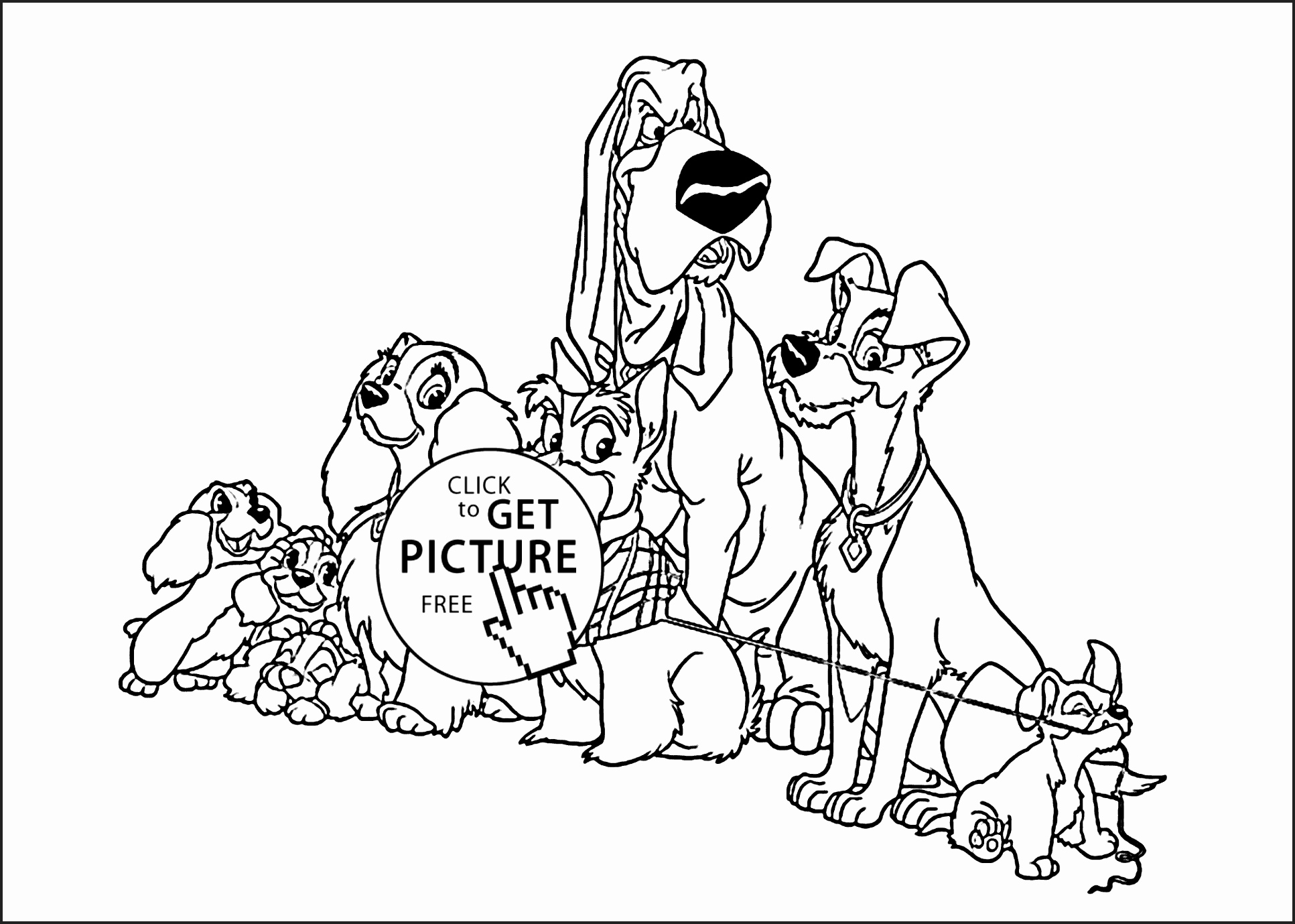 1933x1379 Dog Coloring Pages For Preschoolers Newcoloring123