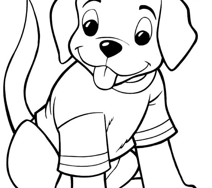 678x600 Kids Coloring Pages Dogs Free Printable Dog Coloring Pages