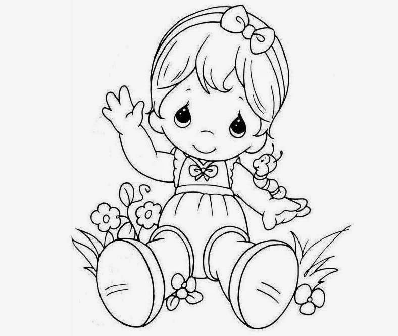 788x665 Colour Drawing Free Wallpaper Doll For Kid Coloring Drawing Free