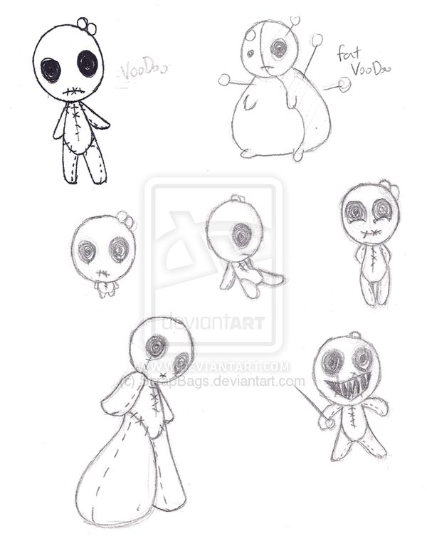 600x774 Drawn Doll Easy