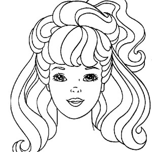300x300 Sporty Wear For Barbie Doll Coloring Page Coloring Sun