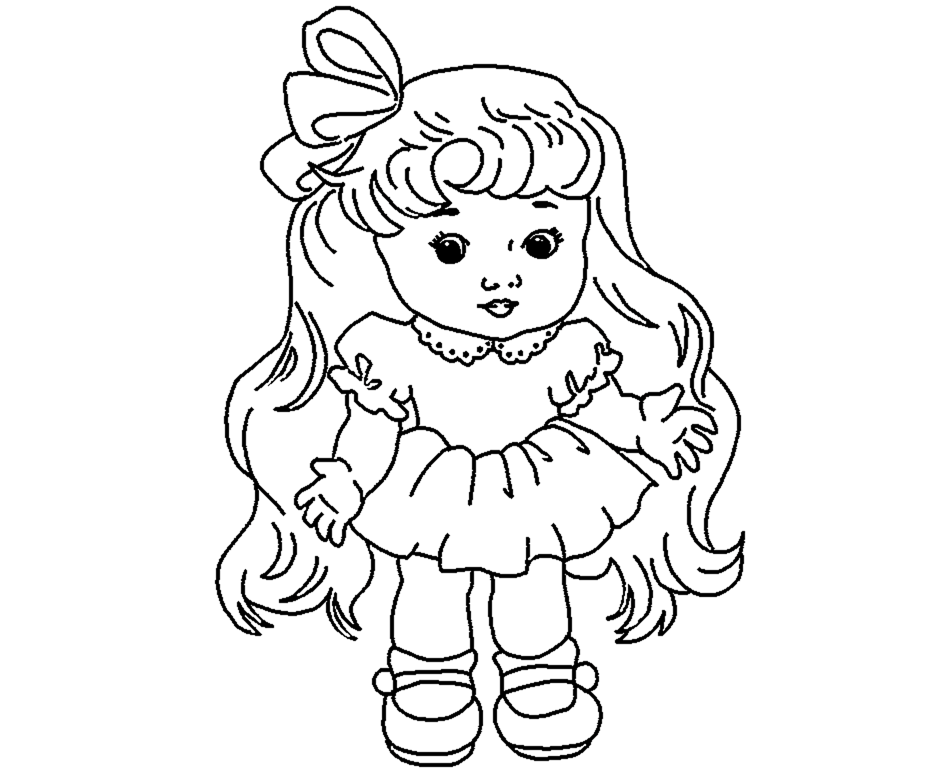 Doll Sketch Drawing at GetDrawings Free download