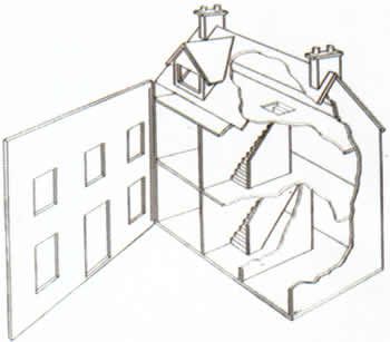 350x307 Dolls House Plans Sale Doll Houses Plan From Kosy Homes Doll