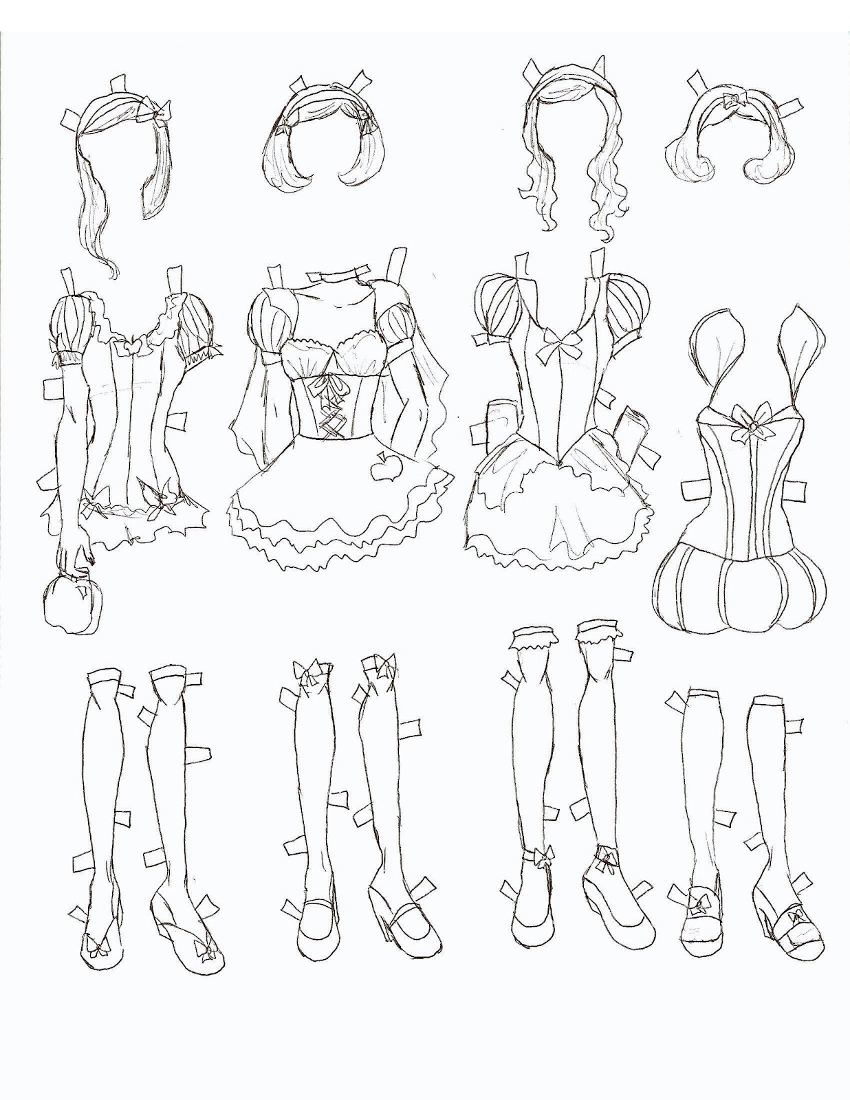 1236x1600 Anime Drawing Sites How To Draw Paper Dolls How To Draw Anime