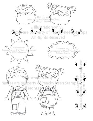 386x500 Pk Dbw 01 Digital Stamp Set