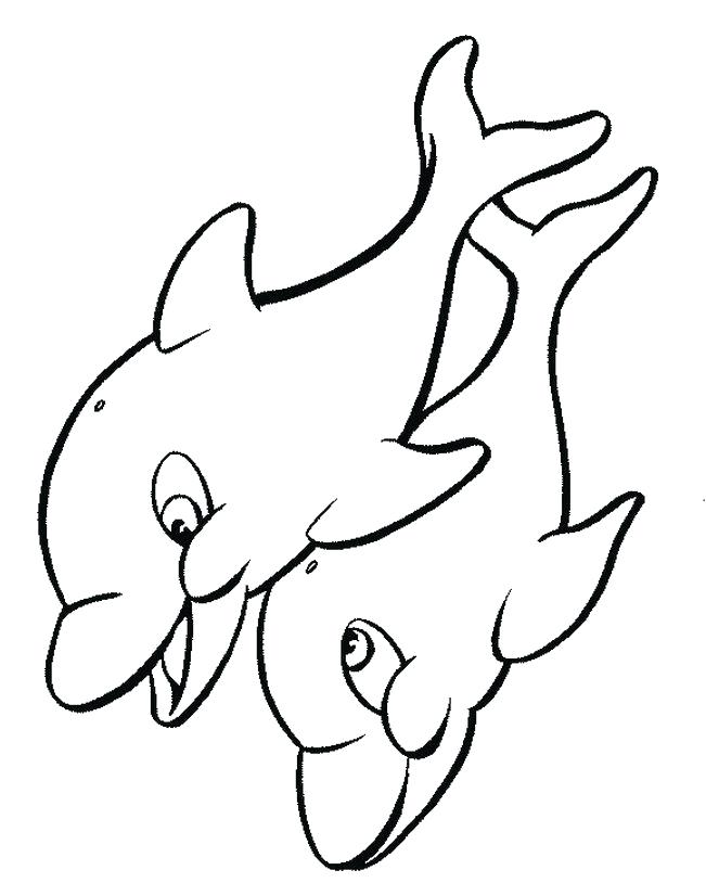651x814 Dolphin Coloring Pages To Print Surfing With Page Cartoon Of Rides