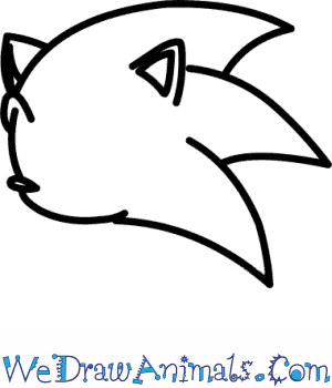 300x350 How To Draw Sonic The Hedgehog