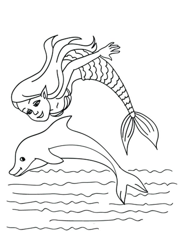 600x777 Dolphin Coloring Page Coloring Dolphin Jumping Coloring Page