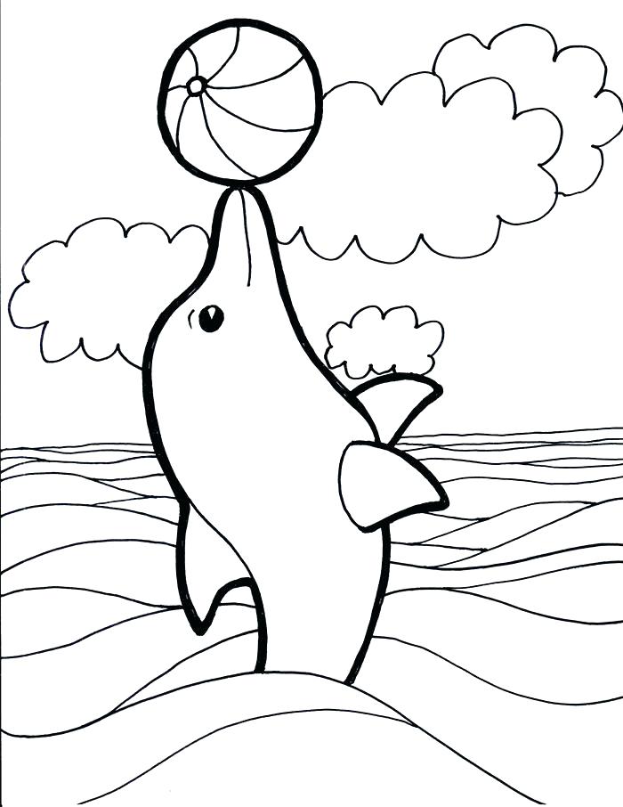700x906 Printable Dolphin Coloring Pages Dolphin To Color Printable