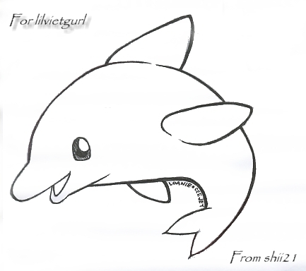 433x384 Baby Dolphin By Babyoreo