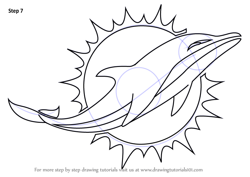 846x600 Coloring Pages Miami Dolphins Coloring Page For Kids