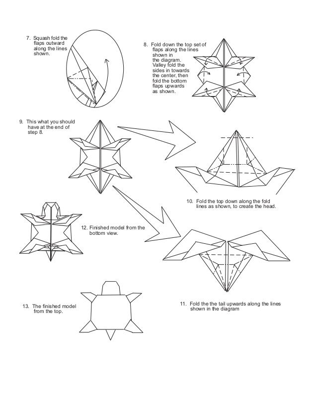 638x826 Origami Sea Life