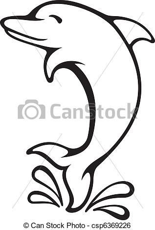 317x470 Dolphin Clipart Simple
