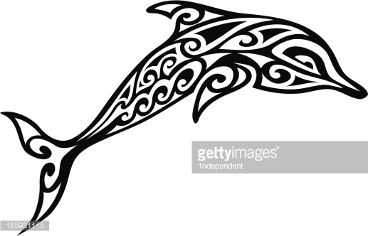 517x332 Drawn Dolphins Tribal